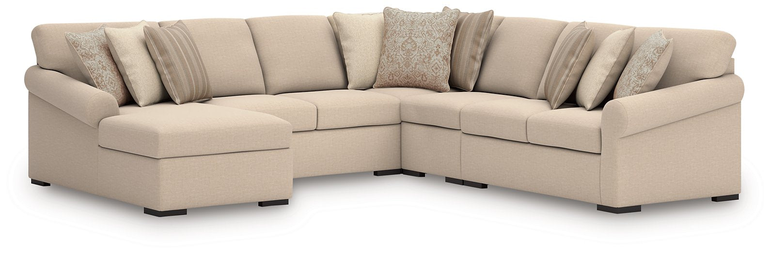 LadyMae Sectional with Chaise - MR ZEE FURNITURE