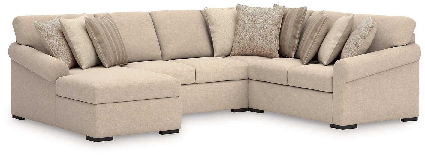 LadyMae Sectional with Chaise - MR ZEE FURNITURE