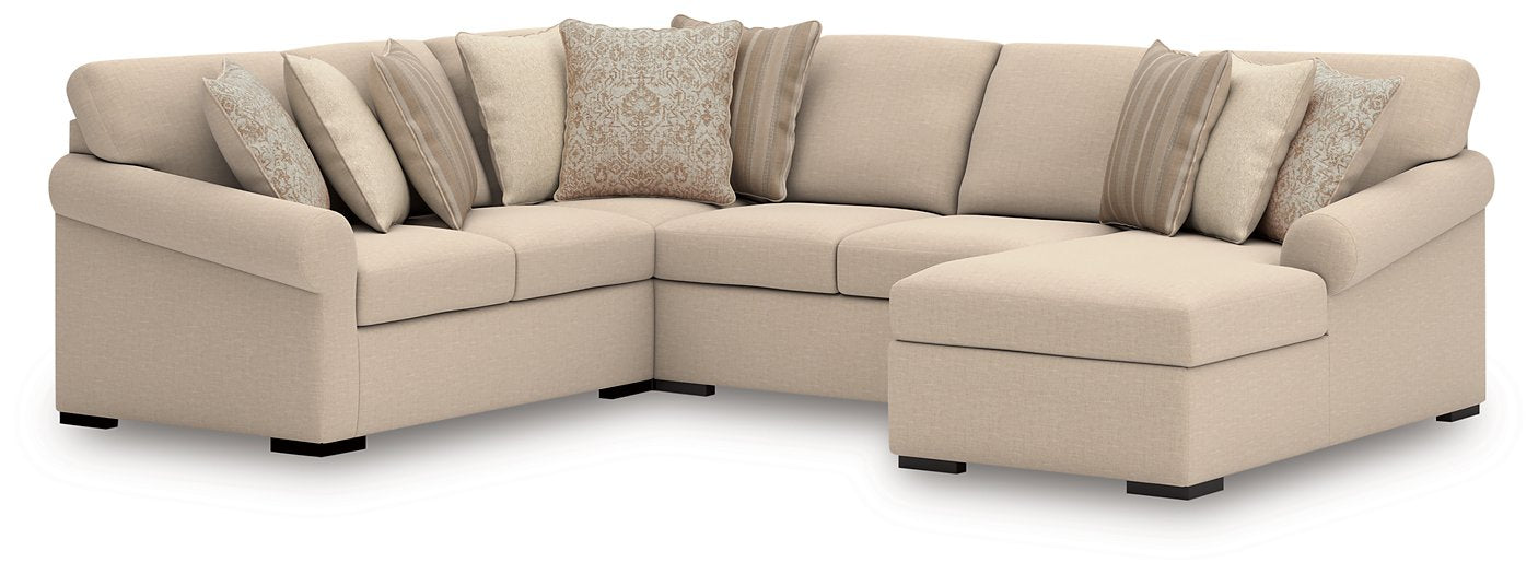 LadyMae Sectional with Chaise - MR ZEE FURNITURE