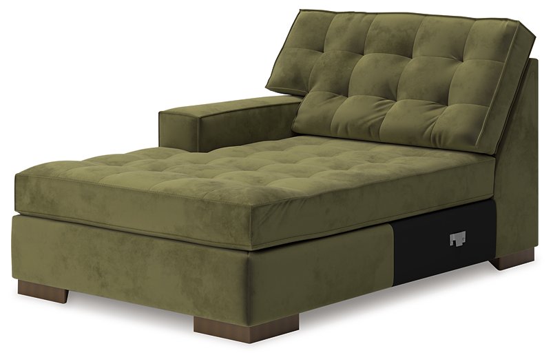 Caspian-Town Sectional with Chaise - MR ZEE FURNITURE