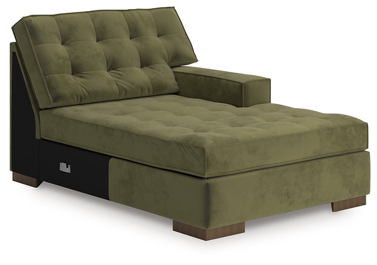 Caspian-Town Sectional with Chaise - MR ZEE FURNITURE