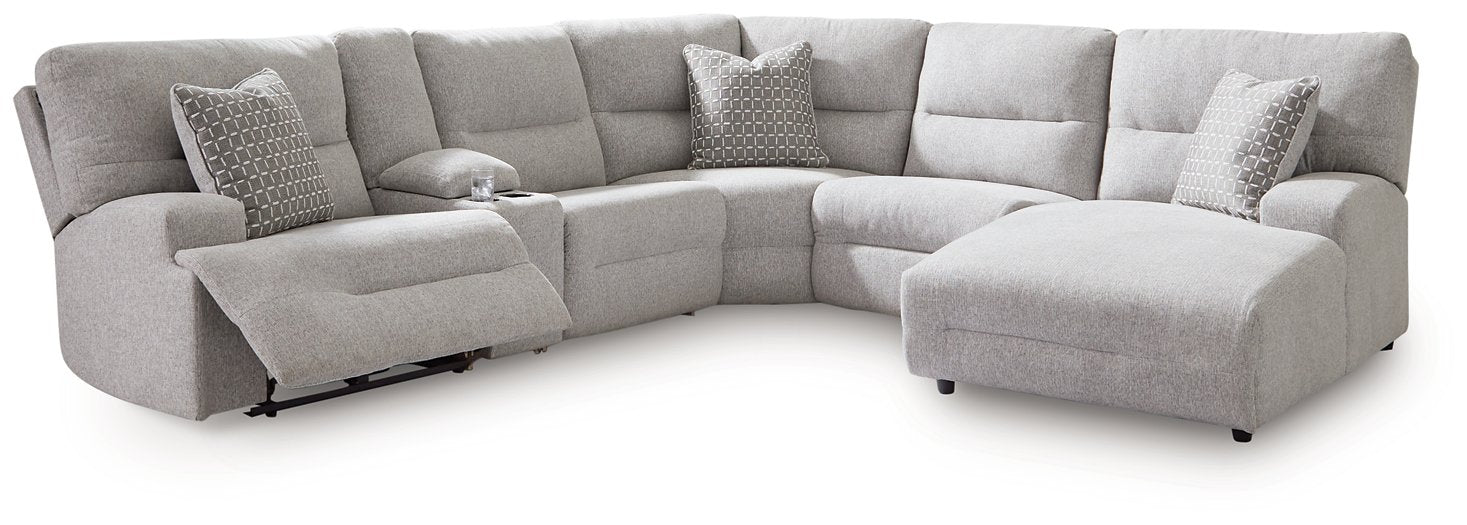 Acklen Place Power Reclining Sectional with Chaise - MR ZEE FURNITURE