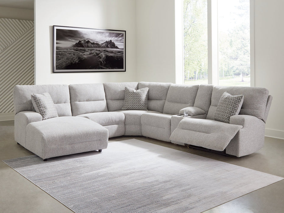 Acklen Place Power Reclining Sectional with Chaise - MR ZEE FURNITURE