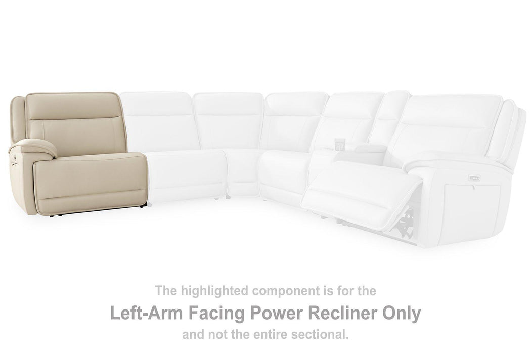 Double Deal Reclining Sectional with Console - MR ZEE FURNITURE