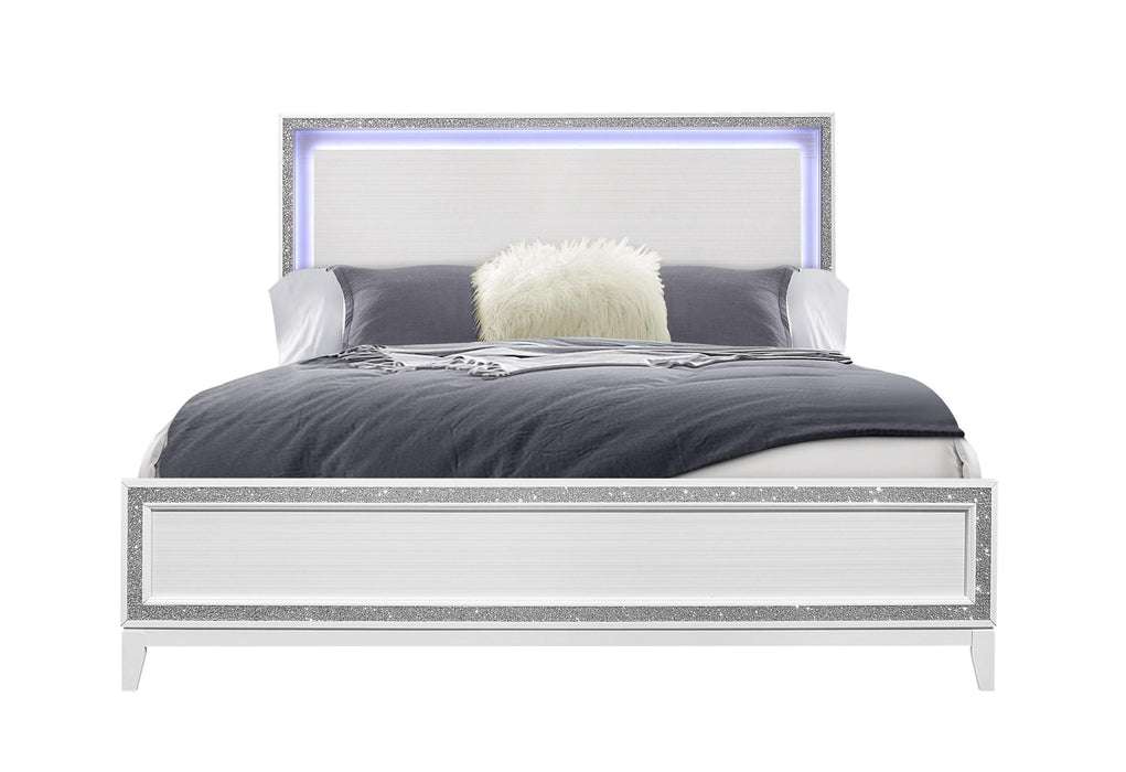 LILY WHITE KING BED