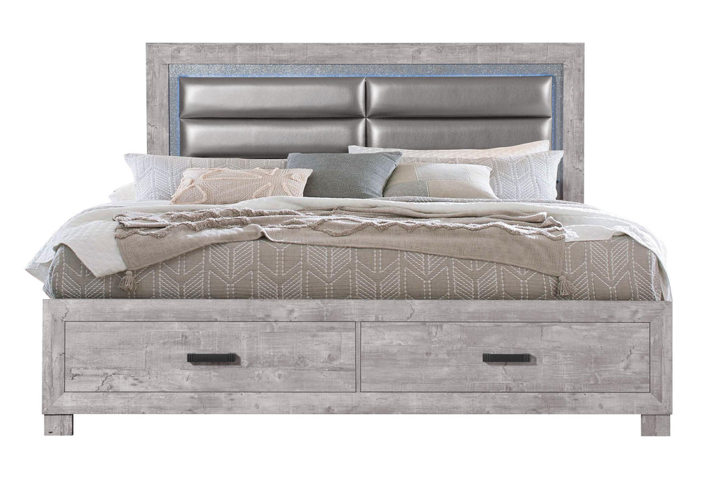 NOLAN GREY KING BED