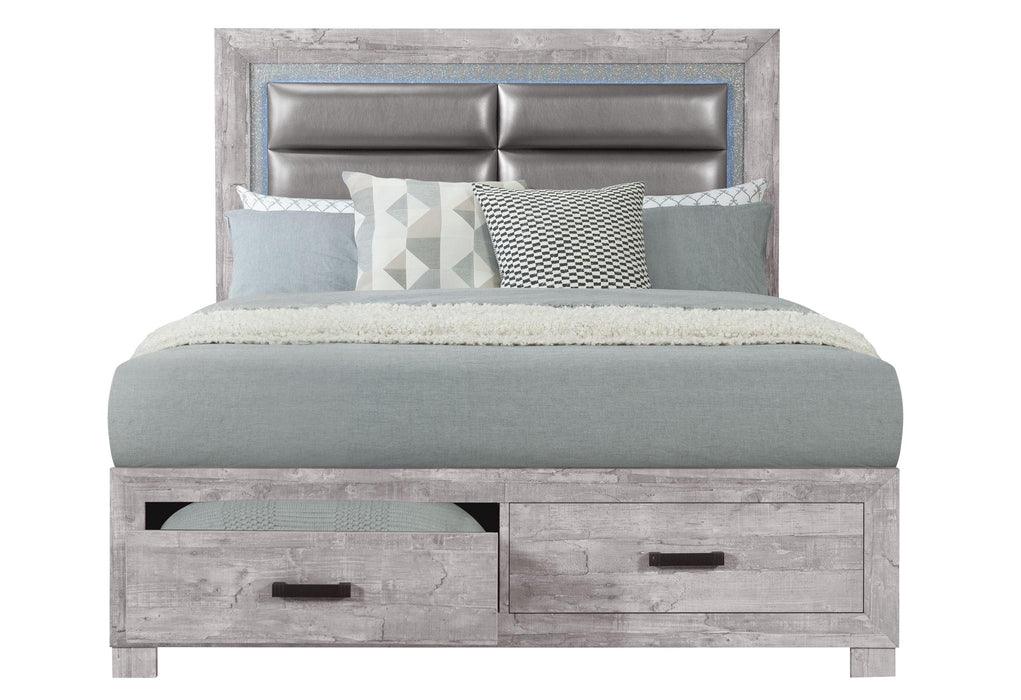 NOLAN GREY QUEEN BED