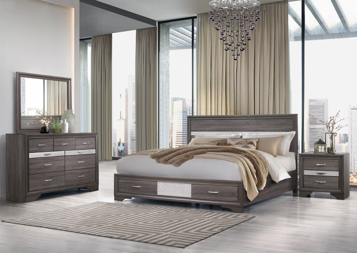 Seville Full 5Piece Bedroom Set MR ZEE FURNITURE