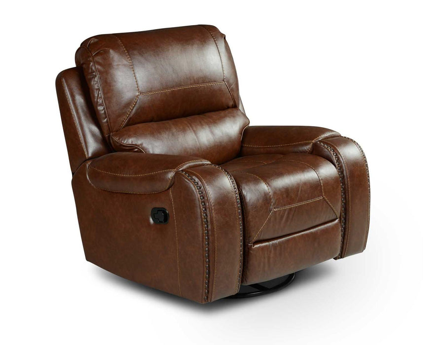 Steve Silver Keily Manual Glider Recliner in Brown