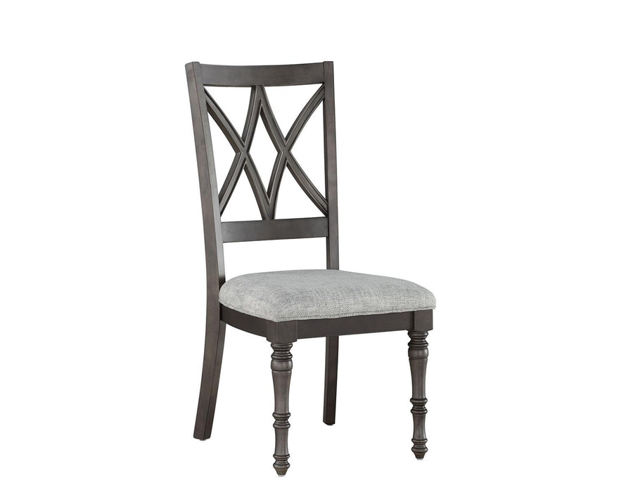 Steve Silver Linnett Side Chair in Slate