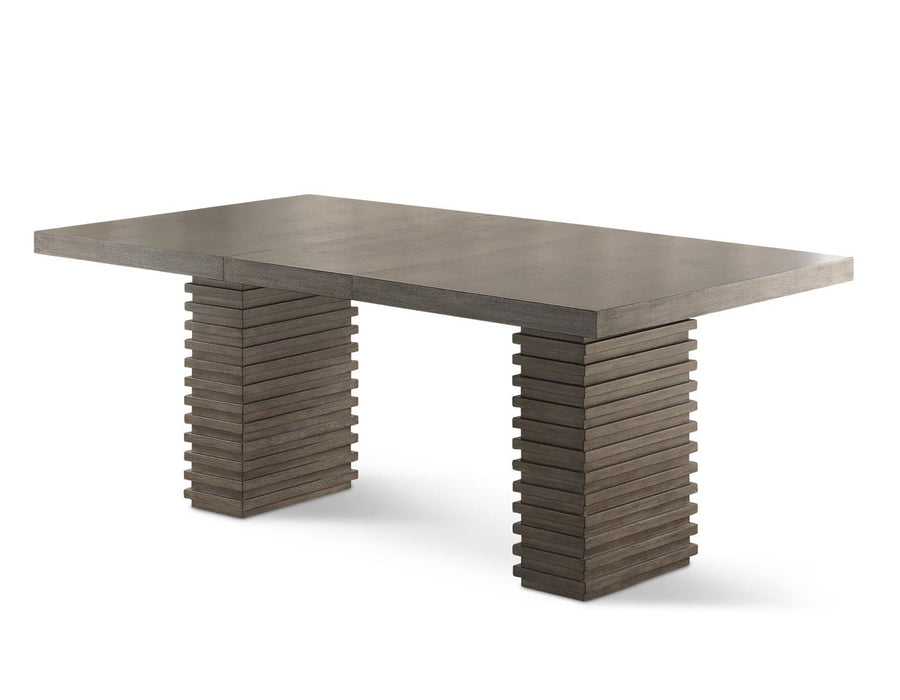 Steve Silver Mila Dining Table in Washed Grey