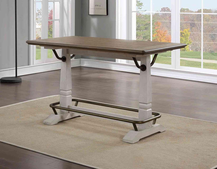 Steve Silver Pendleton Gathering Table in Ivory - MR ZEE FURNITURE