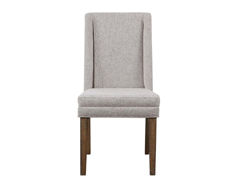 Steve Silver Riverdale Upholstered Chair in Driftwood (Set of 2)