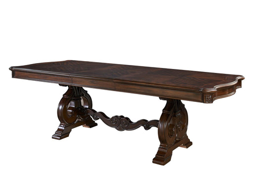 Steve Silver Royale Dining Table in Brown Pecan - MR ZEE FURNITURE