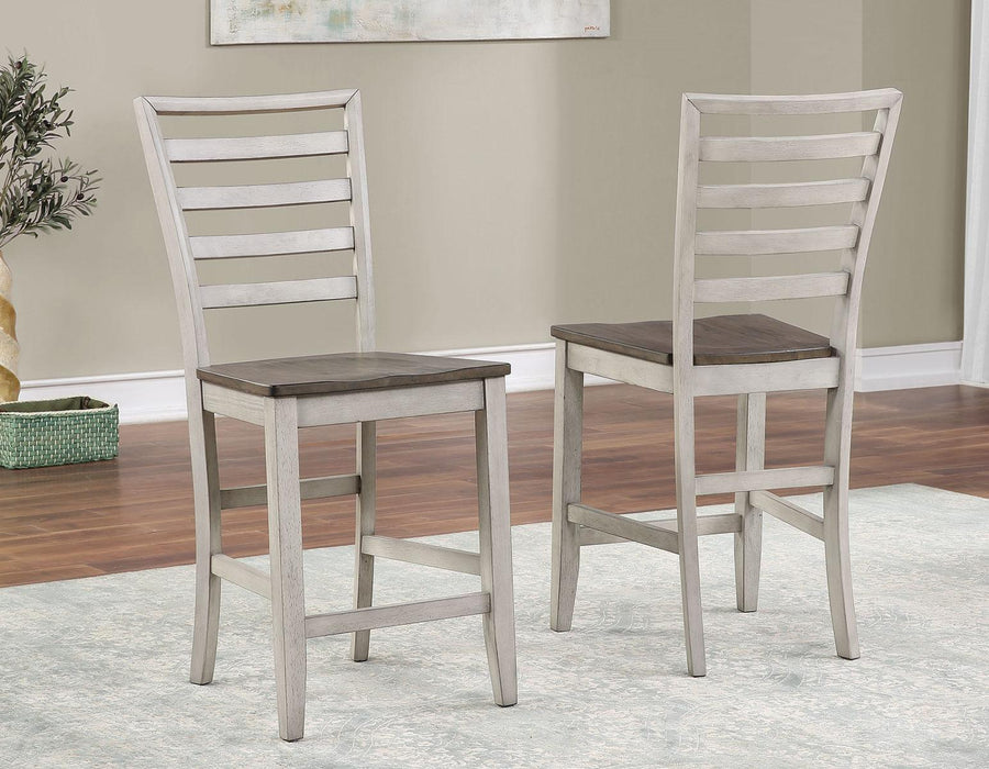 Steve Silver Abacus Counter Chair in Smoky Alabaster (Set of 2)