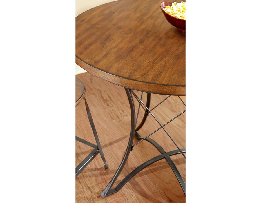 Steve Silver Adele Round Counter Table in Warm Honey