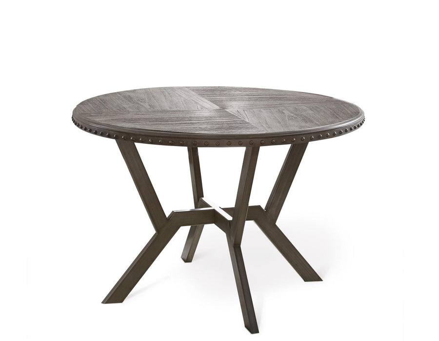 Steve Silver Alamo Round Dining Table in Gray