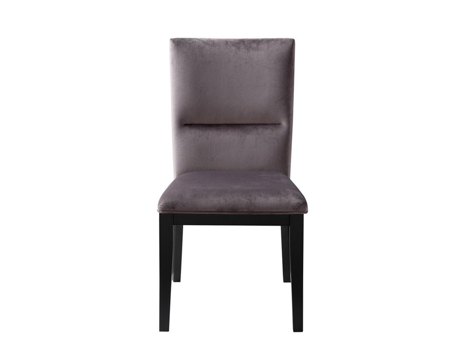 Steve Silver Amalie Side Chair in Black (Set of 2)