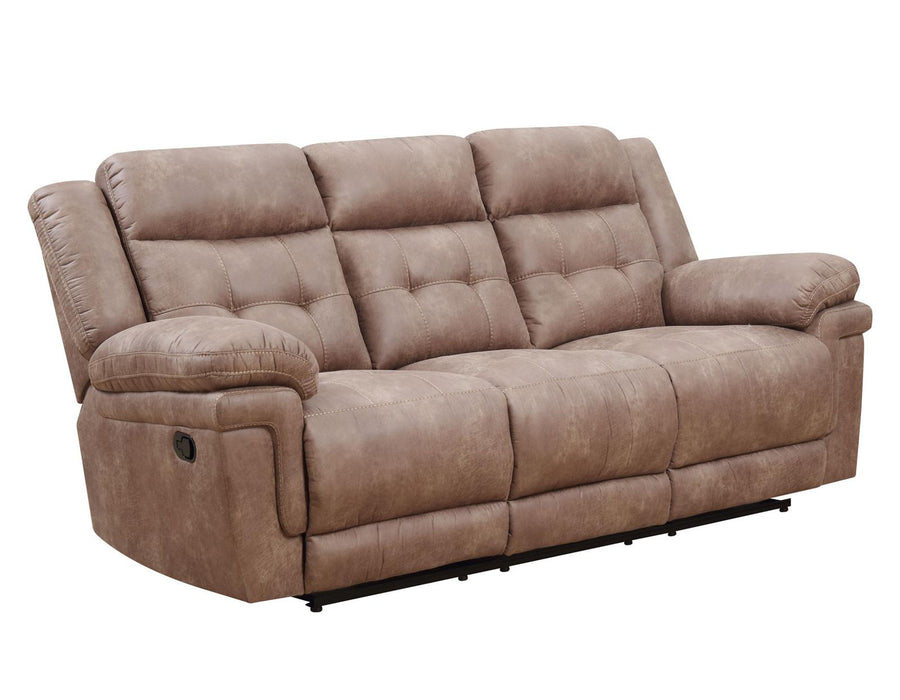 Steve Silver Anastasia Manual Reclining Sofa in Cocoa
