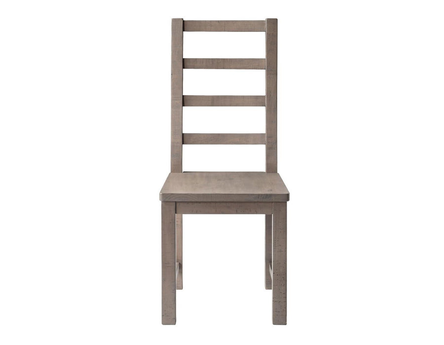 Steve Silver Auckland Reclaimed Wood Side Chair in Weathered Grey (Set of 2)