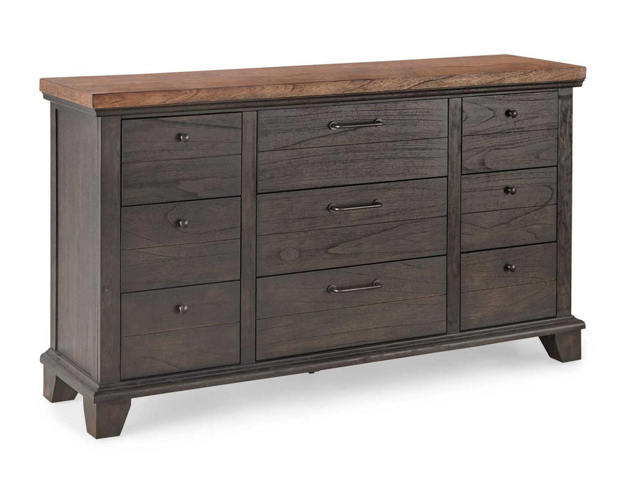 Steve Silver Bear Creek Brown 9 Drawer Dresser in Chocolate