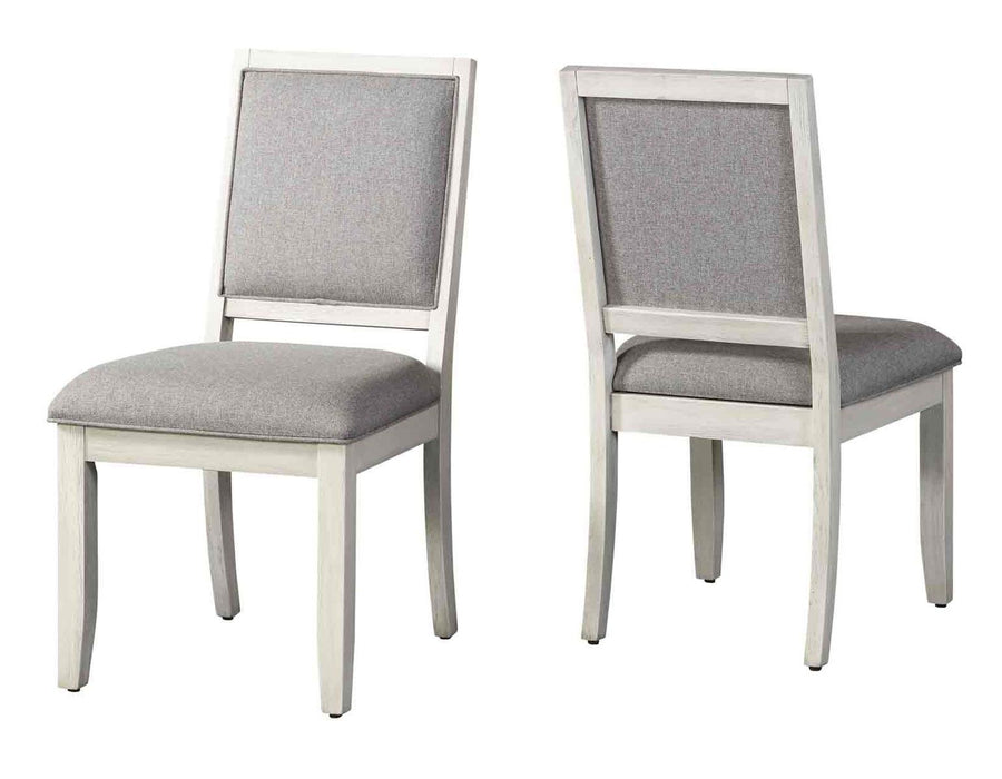 Steve Silver Canova Side Chair in Cathedral White (Set of 2)