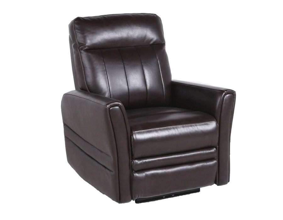Steve Silver Coachella Leather Dual Power Recliner in Brown