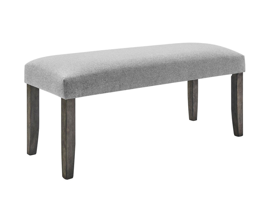 Steve Silver Emily Backless Bench in Mossy Grey
