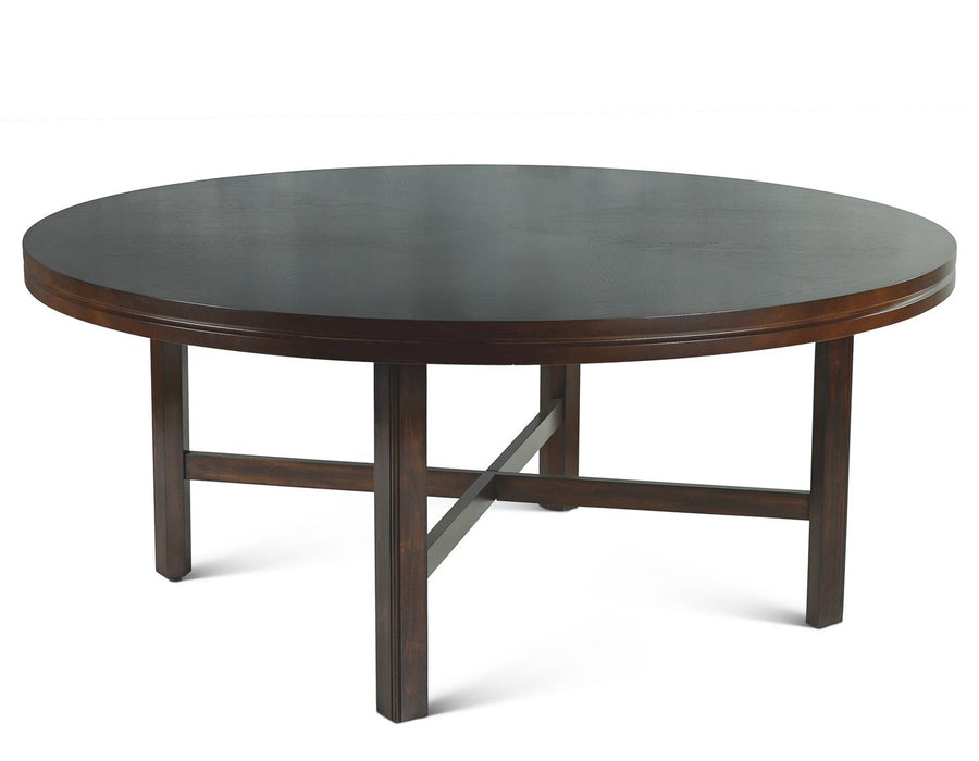 Steve Silver Hartford Round Dining Table in Espresso