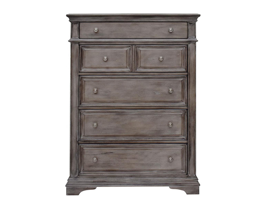 Steve Silver Highland Park 6 Drawer Chest in Waxed Driftwood