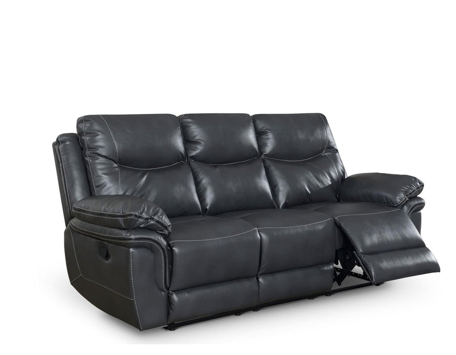 Steve Silver Isabella Manual Reclining Sofa in Grey