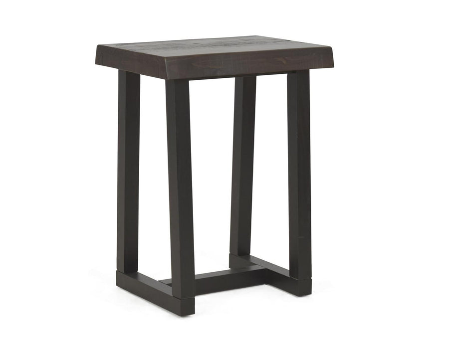 Steve Silver Jennings Live Edge Stool in Cherry (Set of 2)