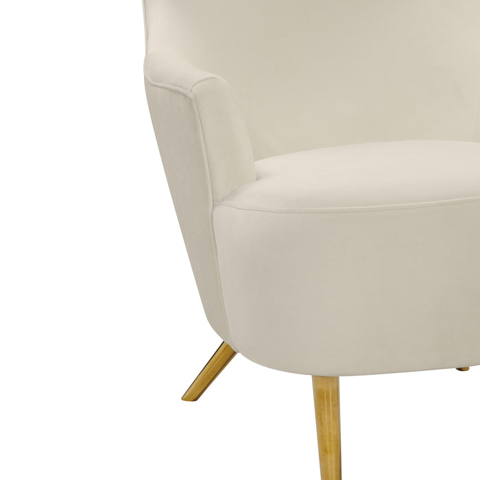 Julia Cream Wingback Chair - UK