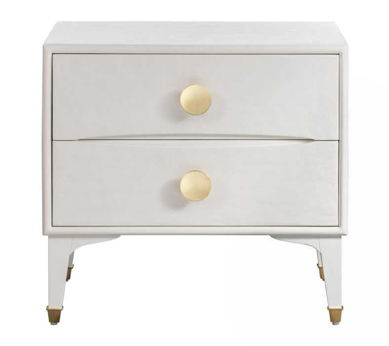 Divine White Nightstand - UK
