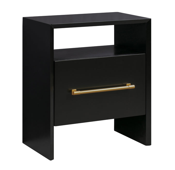 Libre Black Nightstand - UK