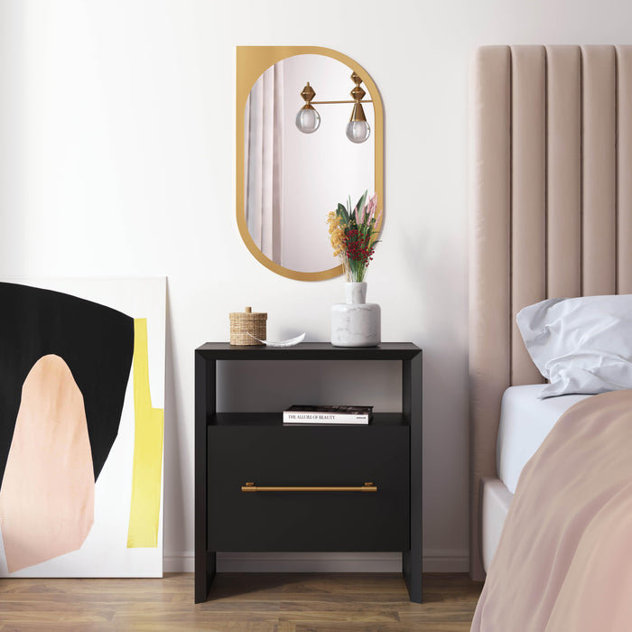 Libre Black Nightstand - UK