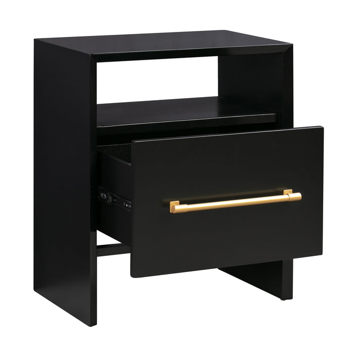 Libre Black Nightstand - UK