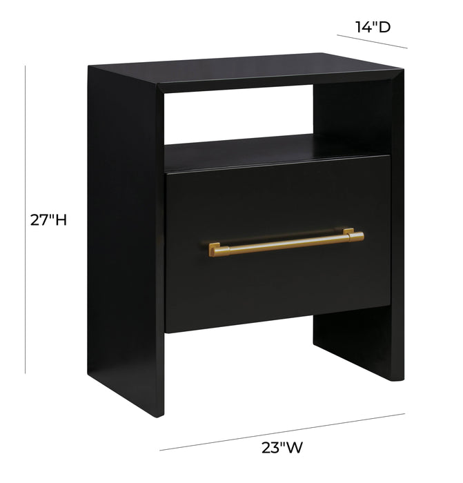 Libre Black Nightstand - UK