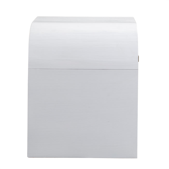 Hump White Nightstand - UK