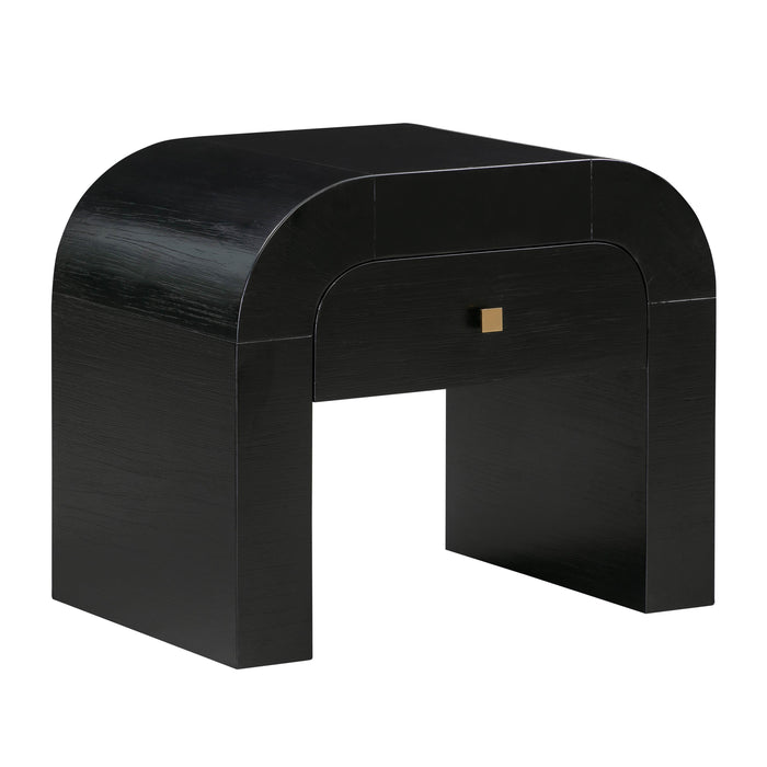 Hump Black Nightstand - UK