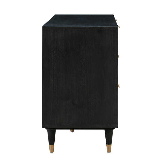 Sierra Noir 6 Drawer Dresser - UK