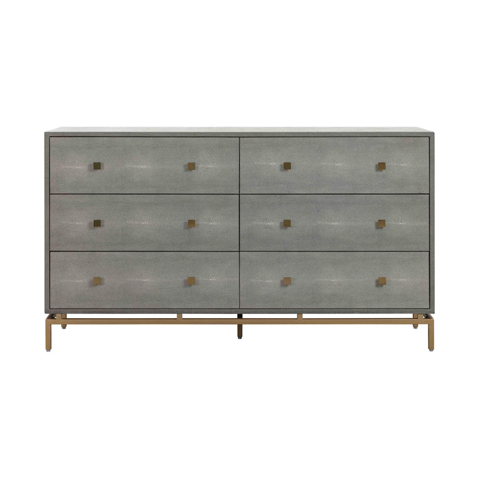 Pesce Shagreen 6 Drawer Dresser - UK