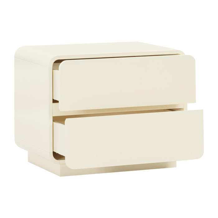 Sagura Cream Nightstand - UK