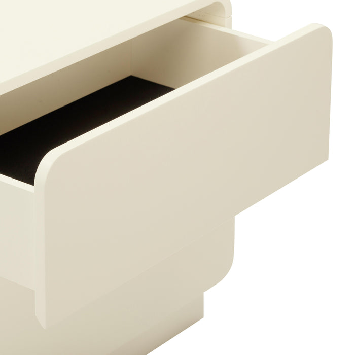 Sagura Cream Nightstand - UK
