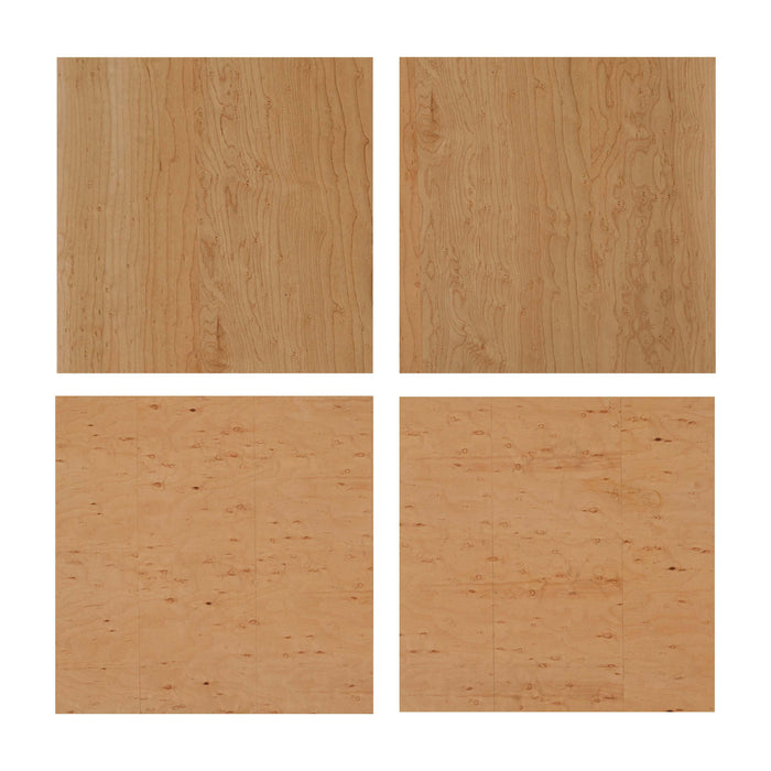 Abigail Natural Birdseye Maple Nightstand - UK