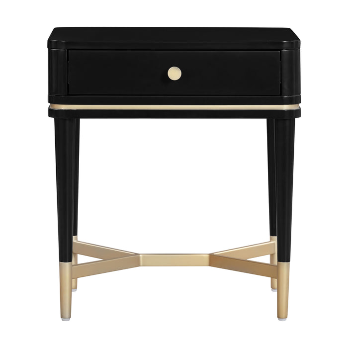 Julieta Black Nightstand - UK