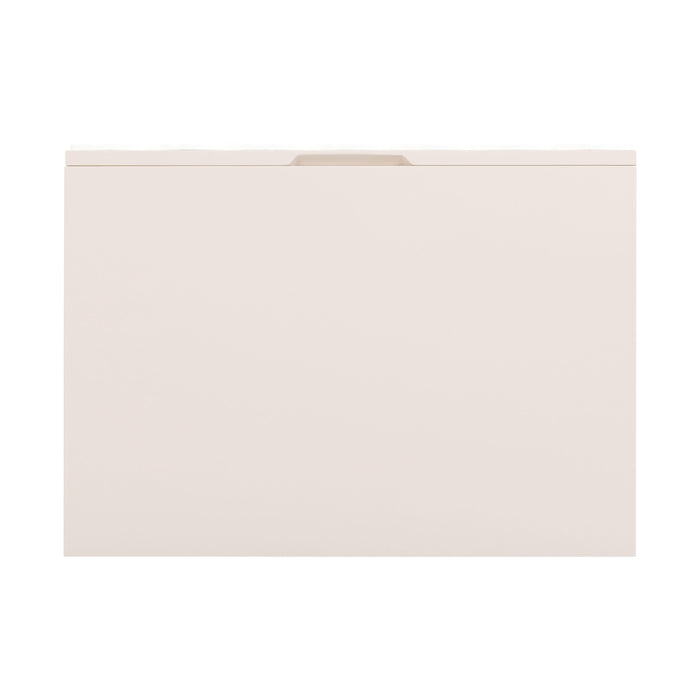 Tori Motif Taupe Nightstand - UK