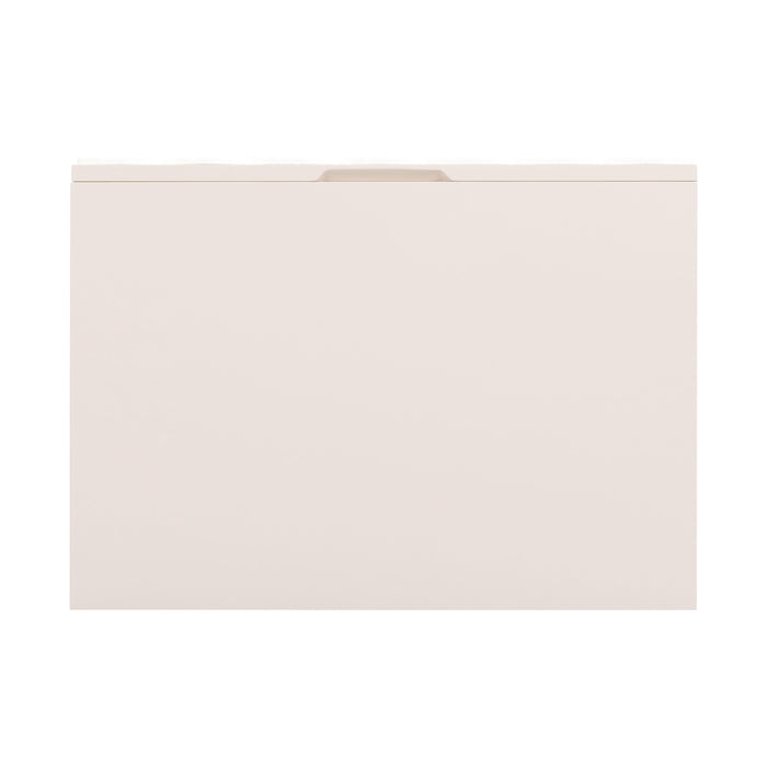 Tori Motif Taupe Nightstand