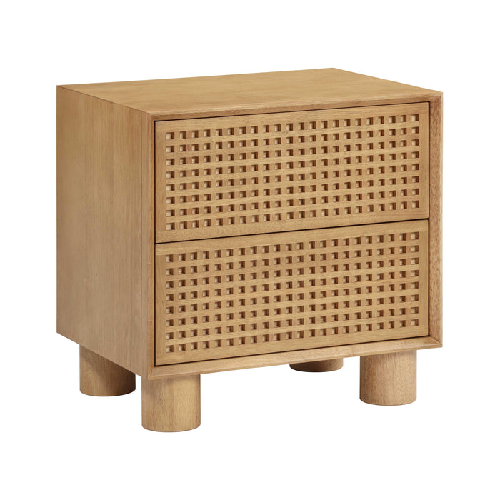 Miles Natural Wood Nightstand