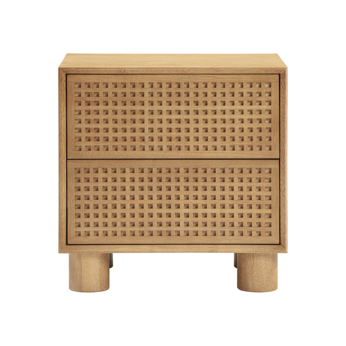 Miles Natural Wood Nightstand